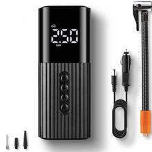 Load image into Gallery viewer, Betterliv Portable Air Pump Compressor for Car Tires, Auto Electronic Shut Tire Inflator with LCD Display and LED Light, 12V DC Digital Mini Air Pump Tires for Car, Motorcycles, Bicycles, Basketball and Other Inflatables with Pressure Gauge