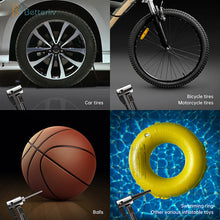 Load image into Gallery viewer, Betterliv Portable Air Pump Compressor for Car Tires, Auto Electronic Shut Tire Inflator with LCD Display and LED Light, 12V DC Digital Mini Air Pump Tires for Car, Motorcycles, Bicycles, Basketball and Other Inflatables with Pressure Gauge
