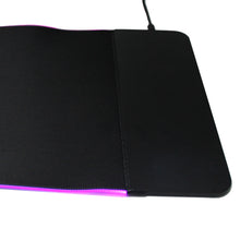 Load image into Gallery viewer, RGB Gaming Mouse Pad with Wireless Charging 15W, Large Desk Mat 800x300x4mm, 10 Light Modes Keyboard Pad with Non-Slip Rubber Base, Waterproof Mousepad for Gaming PC MacBook Laptop
